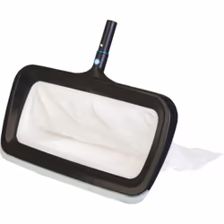 Epuisette de fond - Graphite Finition en caoutchouc pour ne pas abimer le liner