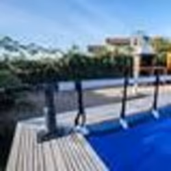 GRE - Enrouleur de bâches pour piscine hors-sol jusquà 58m de large - modèle cylindrique