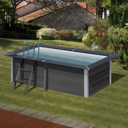 GRE - Piscine rectangle composite 3,26m x 1,86m x h: 0,96m