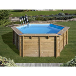 Piscine bois Vanille 2 Ø 4,00 x 1,19 m - Gré