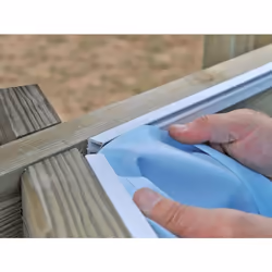 Liner seul bleu pour piscine bois octogonale Orange - Gré