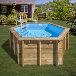 GRE - Piscine bois lili 2 Ø2,80m x h: 1,07m