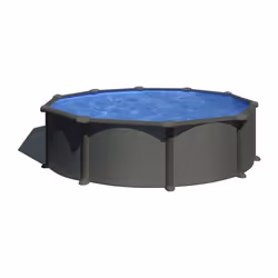 Présentation du Produit Le kit piscine hors-sol GRE Louco, en acier gris anthracite, offre un design élégant et fonctionnel.  ...