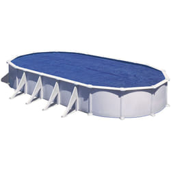 Bâche à bulles 400 microns pour piscine acier ovale 10,00 x 5,50 m - Gré