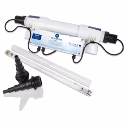 Système de désinfection UV Pour piscines jusqu'à 25 m³ Recommandé pour les piscines enterrées et hors sol Il réduit jusqu'à 7 ...
