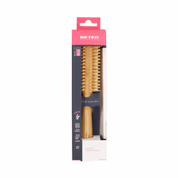 Bamwood brosse ronde poils nylon 1 u