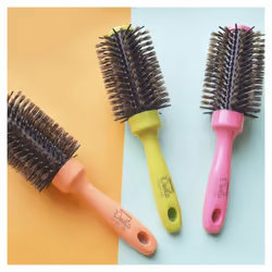 Beter Deslía Bright Day Adulte Brosse à cheveux ronde Noir, Fuchsia 1 pièce(s)