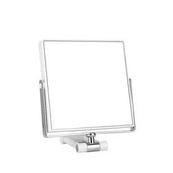 Beter 14311 miroir de maquillage Autonome Carré Acier inoxydable