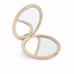 Miroir double sac pliable en fibre naturelle x4 #beige