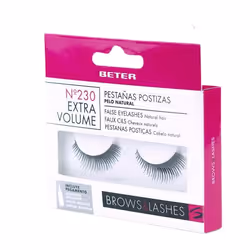 Beter 44230, Bande de faux-cils, Noir, Femmes, Parabène, Step 1 Compare the length of the lashes with your eyelids. If necess ...