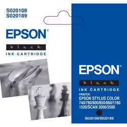 Epson Chess T051 Black Ink Cartridge cartouche d'encre Original Noir