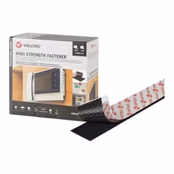 Fixation haute résistance - VELCRO® - 20mm x 5m - Noir - Auto-adhésif - Multi-usages