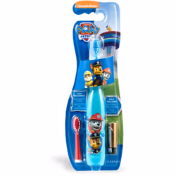 Cette brosse à dents électrique Nickelodeon Paw Patrol Battery Toothbrush brosse les dents de l’enfant rapidement, efficaceme ...