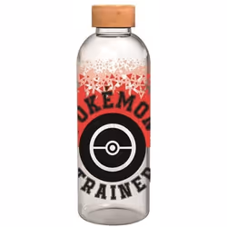 STOR - Pokemon - Bouteille Large - En Verre avec manchon Silicone - Réutilisable - 1030 ml