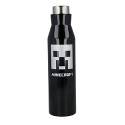 Gourde inox isotherme MINECRAFT noire 580ml