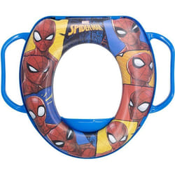 STOR Réducteur de toilettes enfant Marvel Spiderman rembourrage confortable 2 poignées lavable réutilisable
