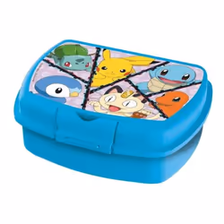 Amscan 08038, Ensemble boîte repas, Enfant, Bleu, Plastique, Image, Rectangulaire