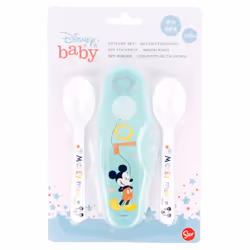 Stor Cutlery set, Cuillère pour enfants en bas âge, Multicolore, Plastique, Garçon/Fille, 142 mm, 230 mm