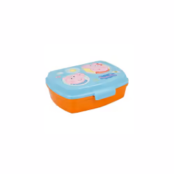 Peppa Pig Boîte à Sandwich Having fun Plastique Rose clair (17 x 5.6 x 13.3 cm)