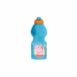 Peppa Pig Bouteille 400 ml Bleu Polyéthylène LDPE