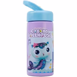 Gourde de sport - STOR - Gabbys Dollhouse - 410 ml - Rose clair - Poignée intégrée