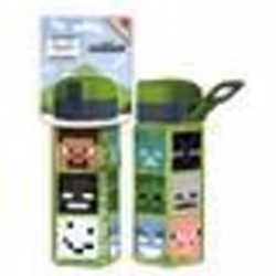 Bouteille deau - STOR - Minecraft - 550 ml - Sans BPA - Mixte