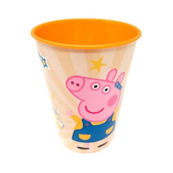 Gobelet - Peppa Pig - 260 ml - Mélamine - Orange - Compatible lave-vaisselle