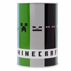 Tirelire métal MINECRAFT 15cm