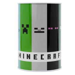 Tirelire métal MINECRAFT 15cm