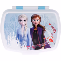 Boîte à goûter - Disney - La Reine des Neiges - Anna et Elsa - Multicolore - Rectangulaire