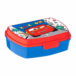 Amscan 51574, Ensemble boîte repas, Enfant, Bleu, Rouge, Plastique, Image, Rectangulaire
