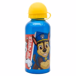 Gourde enfant - PAT PATROUILLE - 400ml - Aluminium - Embout buccal - Bouchon de sécurité