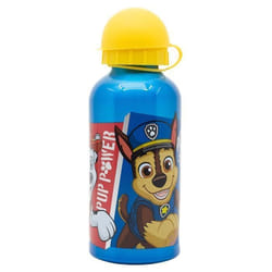 Gourde enfant - PAT PATROUILLE - 400ml - Aluminium - Embout buccal - Bouchon de sécurité