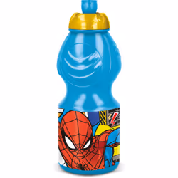 Euromic 088808719-74732, 400 ml, Utilisation quotidienne, Sports, Multicolore, Enfant, Garçon/Fille, Bouchon à vis
