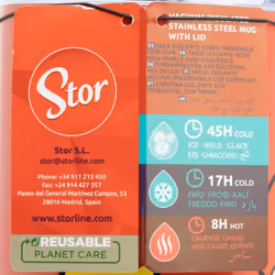 Stor 75943 thermos 940 ml Noir, Rouge Acier inoxydable - Vue supplémentaire 6
