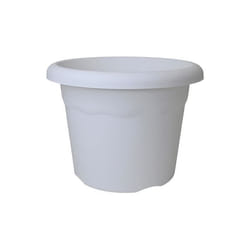 Pot en plastique - GENERIQUE - Injection Blanc Ø18cm - Rond - Plastique
