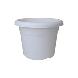 Pot de fleurs - GENERIQUE - Injection Blanc - Ø30cm - Plastique de qualité - Rond