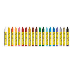 Alpino DX050216, 15 pièce(s), Couleurs assorties, Multicolore, Cire, 1,4 cm, 120 mm