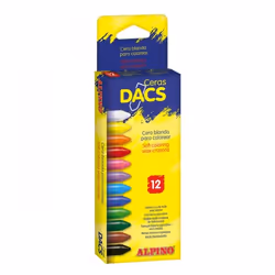 Alpino DA050290, 12 pièce(s), Multicolore, Cire, Garçon/Fille, Doux, Boîte