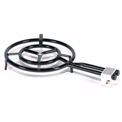 Paeller gas 200 mm - Poêle à paella pratique au gaz butane, idéale pour le camping et les barbecues - Dimensions : 200 mm - N ...