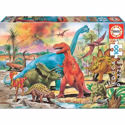 Educa 13179, 100 pièce(s), Dinosaures, 6 an(s)