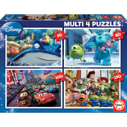 Educa Pixar - Multi 4 50+80+100+150 Pièces