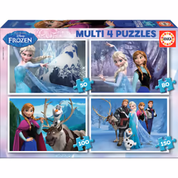 Educa La Reine Des Neiges - Multi 4 50+80+100+150, 380 pièce(s), 5 an(s)