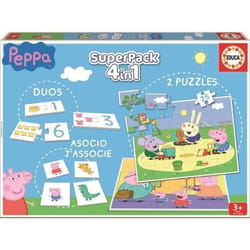 Educa Superpack Peppa Pig Jeu de puzzle 25 pièce(s) Dessins animés