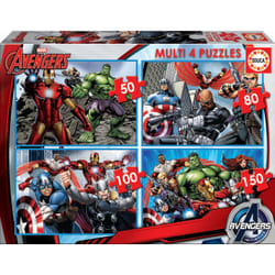 Educa The Avengers - Multi 4 Puzzles