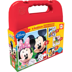 Educa Mickey - Malette Progressifs 12+16+20+25, 73 pièce(s), 3 an(s)