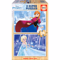 Educa 2X25 Frozen, 50 pièce(s), 3 an(s)