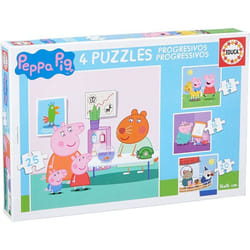 Puzzle Peppa Pig - 12-16-20-25 pièces - Dessins animés et BD - Enfant