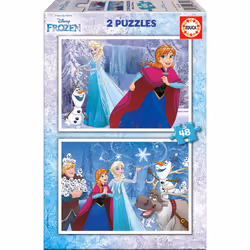 Educa 2X48 Frozen, 96 pièce(s), 4 an(s)