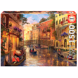 Educa Sunset in Venice, 1500 pièce(s), Paysage, 12 an(s)